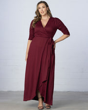 Meadow Maxi Dream Dress in Burgundy