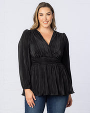 Pleated Perfection Tunic Top