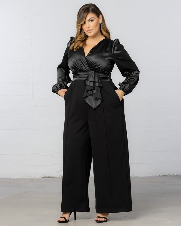 Refined Satin Jumpsuit