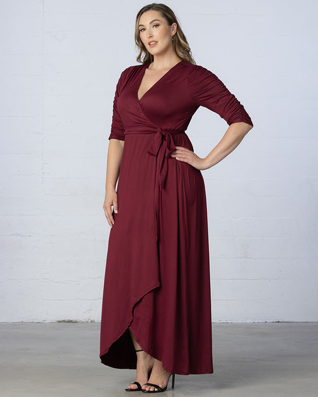 Meadow Maxi Dream Dress in Burgundy