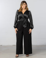 Refined Satin Jumpsuit