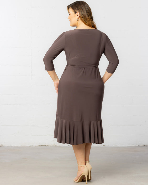 Whimsy Wrap Dress in Java