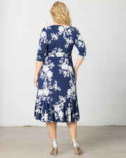 Flirty Flounce Wrap Dress