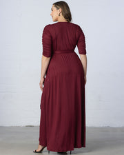 Meadow Maxi Dream Dress in Burgundy