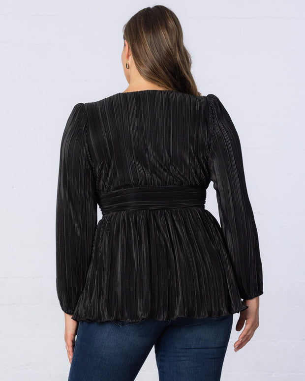 Pleated Perfection Tunic Top