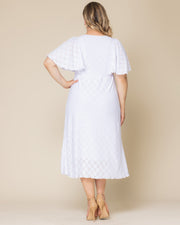 Lucy Eyelet Dress in White