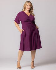 Gia Midi Dress in Azalea