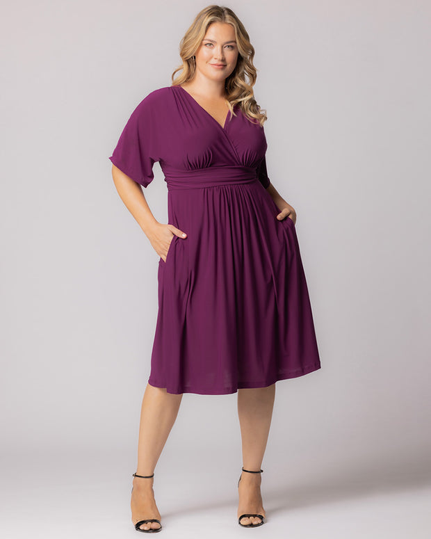 Gia Midi Dress in Azalea