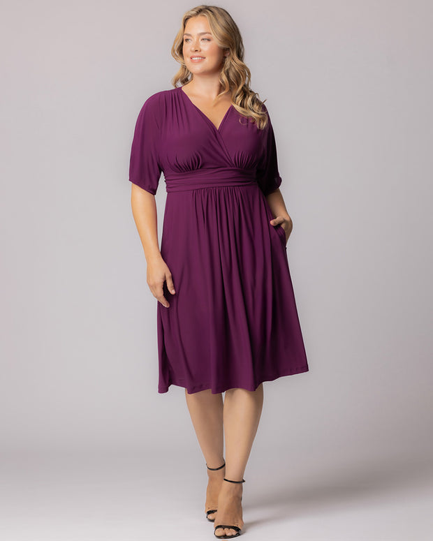Gia Midi Dress in Azalea