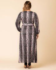 Kelsey Long Sleeve Maxi Dress in Nightshade Floral