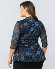 Limited Edition Luxe Lace Top in Twilight Noir