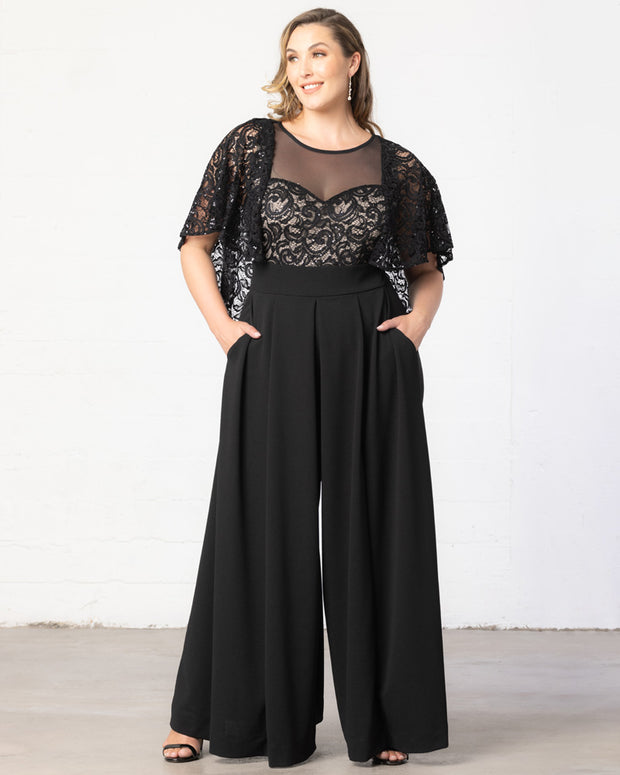 Lace formal jumpsuit hot sale