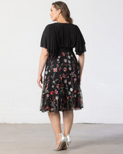 Lillian Embroidered Cocktail Dress