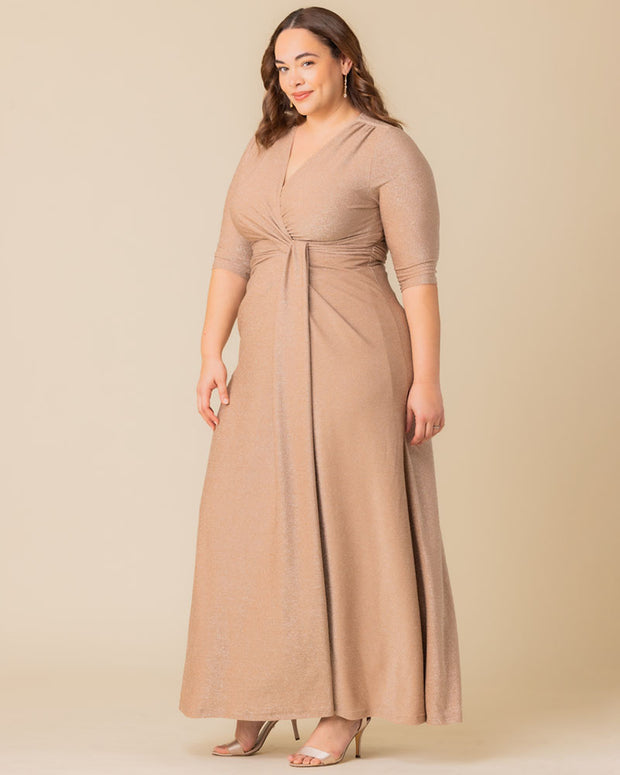 Romanced by Moonlight Gown in Champayne