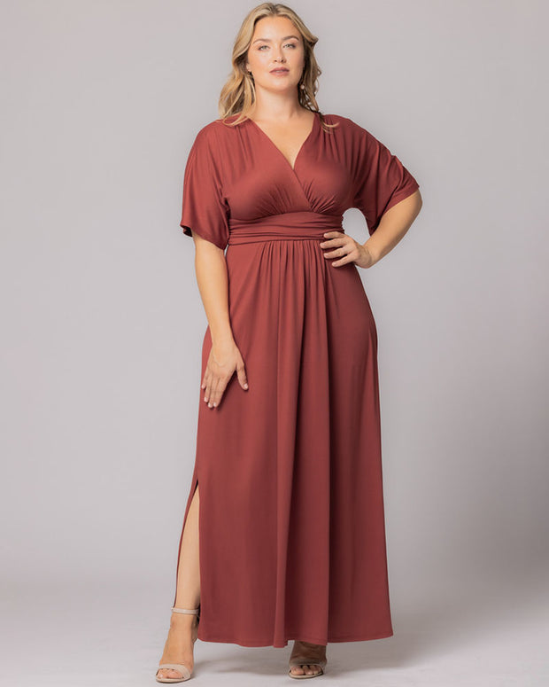 Vienna Maxi Dress in Teracotta