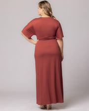 Vienna Maxi Dress in Teracotta