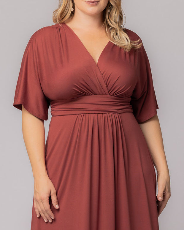 Vienna Maxi Dress in Teracotta