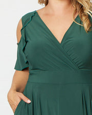 Tastemaker Jumpsuit in Hunter Green