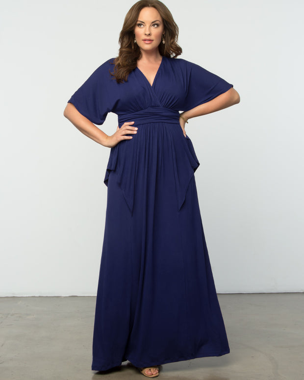 Indie Flair Maxi Dress in Nouveau Navy