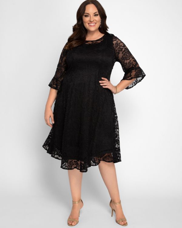 Livi Lace Dress in Black