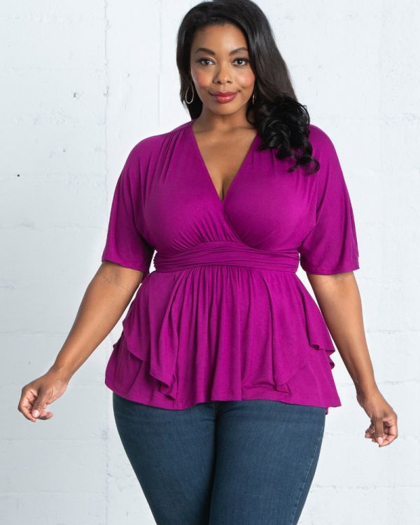 Promenade Top in Orchid