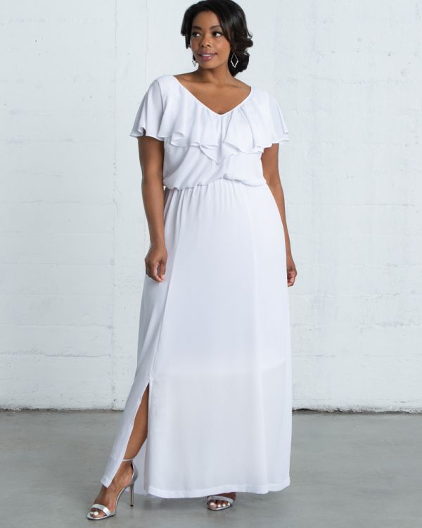 Willow Maxi Dress in Porcelain