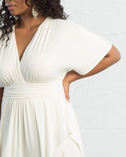 Indie Flair Maxi Dress in Ivory