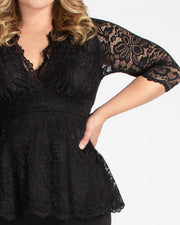 Linden Lace Top in Black