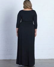 Maya Maxi Dress in Onyx