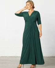 Romanced by Moonlight Gown in Hunter Green