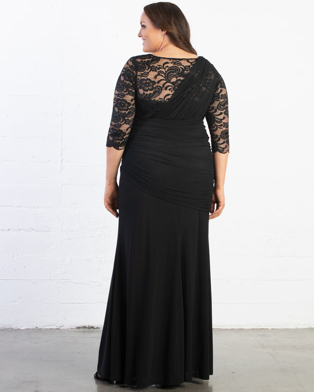 Soiree Evening Gown in Onyx