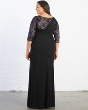 Soiree Evening Gown in Violet Noir