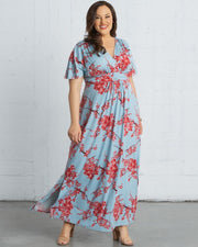 Vienna Maxi Dress in Cherry Blossom Print