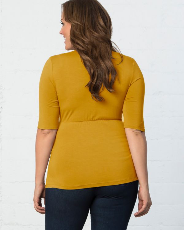 Caycee Twist Top in Marigold