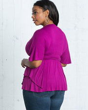 Promenade Top in Orchid