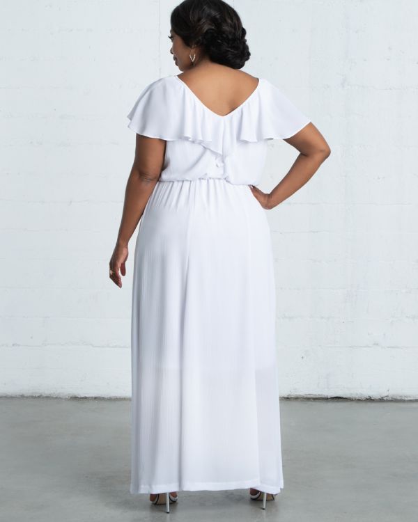 Willow Maxi Dress in Porcelain