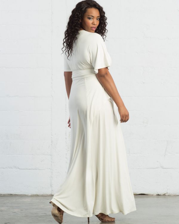 Indie Flair Maxi Dress in Ivory