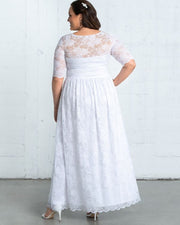 Lace Illusion Wedding Dress