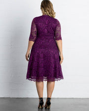 Mademoiselle Lace Dress in Berry Bliss