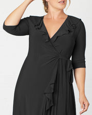 Maritime Maxi Dress in Black Noir