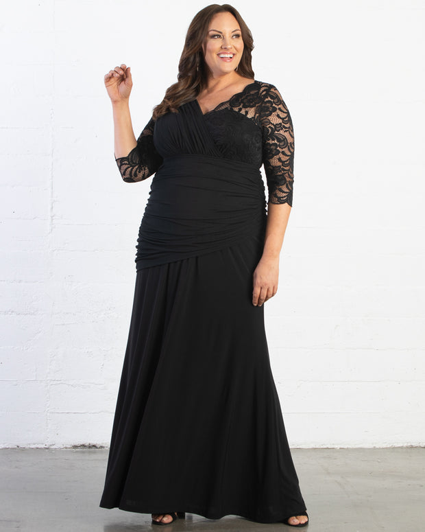 Soiree Evening Gown in Onyx