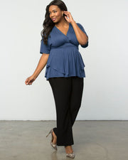 Promenade Top in Denim