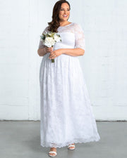 Lace Illusion Wedding Dress