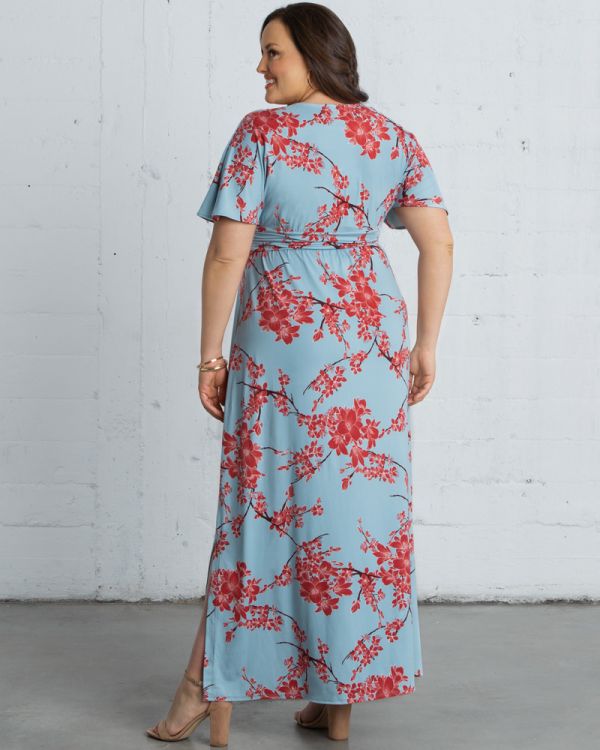 Vienna Maxi Dress in Cherry Blossom Print