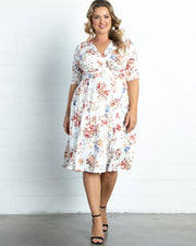 Gabriella Dress in Ivory Floral