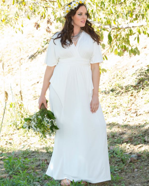 Indie Flair Maxi Dress in Ivory