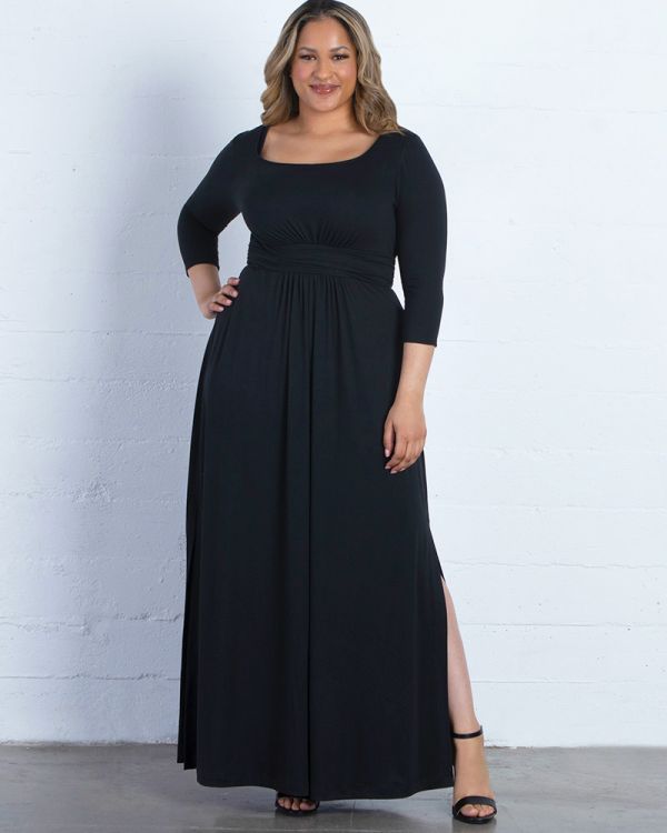 Maya Maxi Dress in Onyx