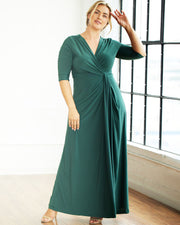 Romanced by Moonlight Gown in Hunter Green