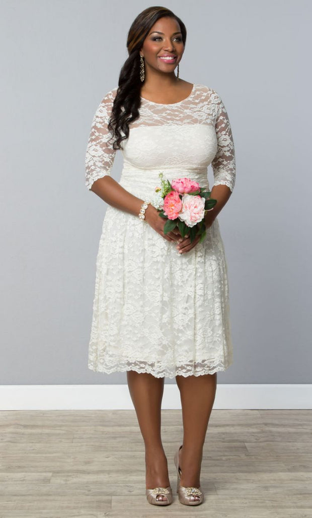 plus size wedding dress with sleeves