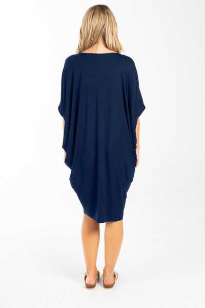 Miracle Dress in Navy